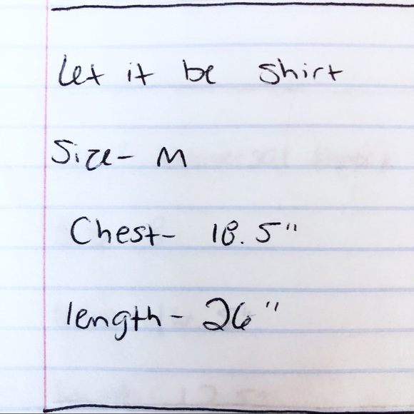 Let it be floral shirt - Picture 6 of 6